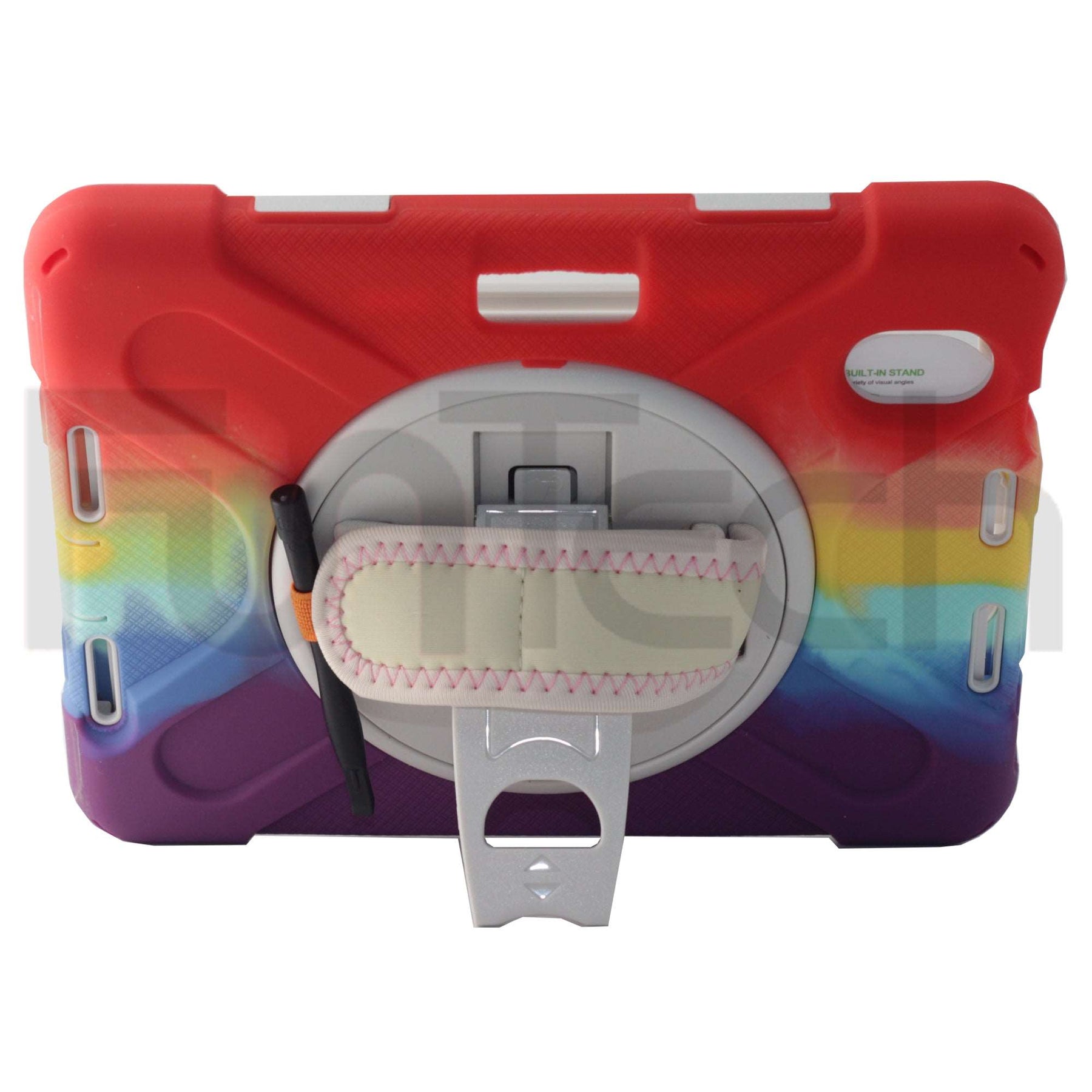 iPad Mini 6, Hard Shockproof Case, Color Rainbow Purple.