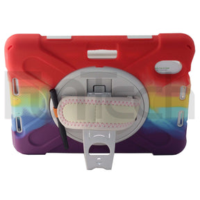 iPad Mini 6, Hard Shockproof Case, Color Rainbow Purple.