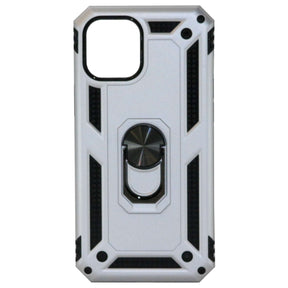 iPhone 12 pro max silver ring case