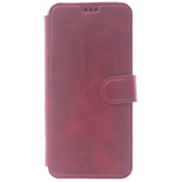 iPhone 13 Mini Case, Leather Wallet Case, Color Red