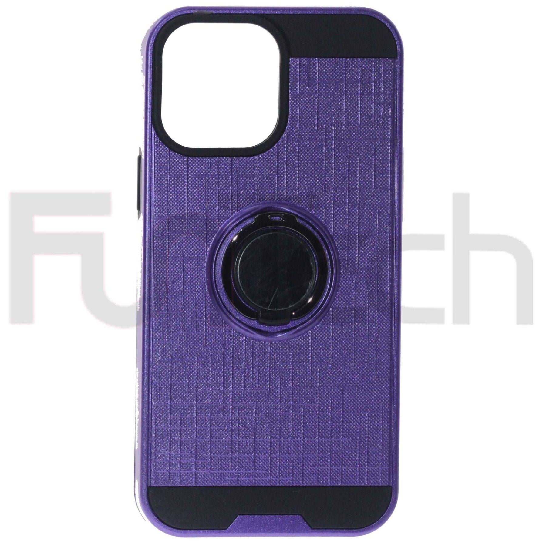Apple iPhone 13 Pro, Ring Armor Case, Color Purple.