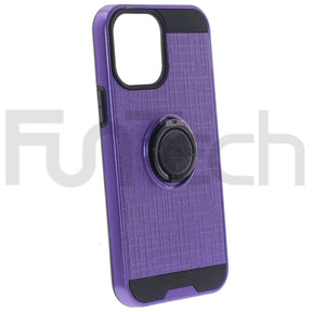 Apple iPhone 13 Pro, Ring Armor Case, Color Purple.