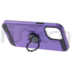 Apple iPhone 13 Pro Max, Ring Armor Case, Color Purple.