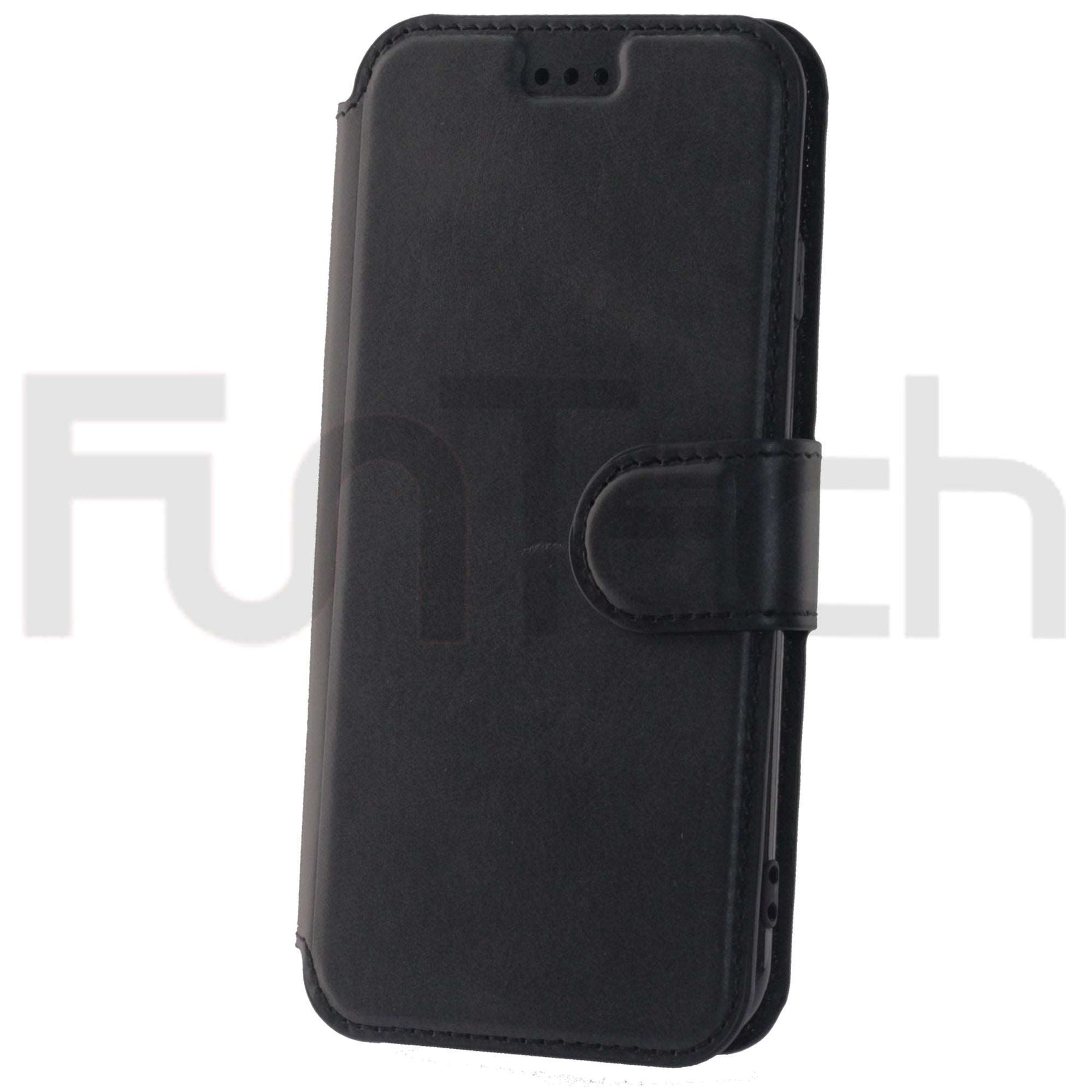 Copy of Apple, iPhone 6/6S, Leather Wallet Case, Color Black.