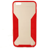 Apple iPhone 6 Plus / 6s Plus, Grid Gel Case Pink / Red