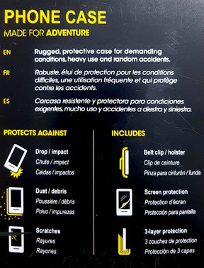 Samsung S8+, Defender Case For Demanding Conditions, Color Black.