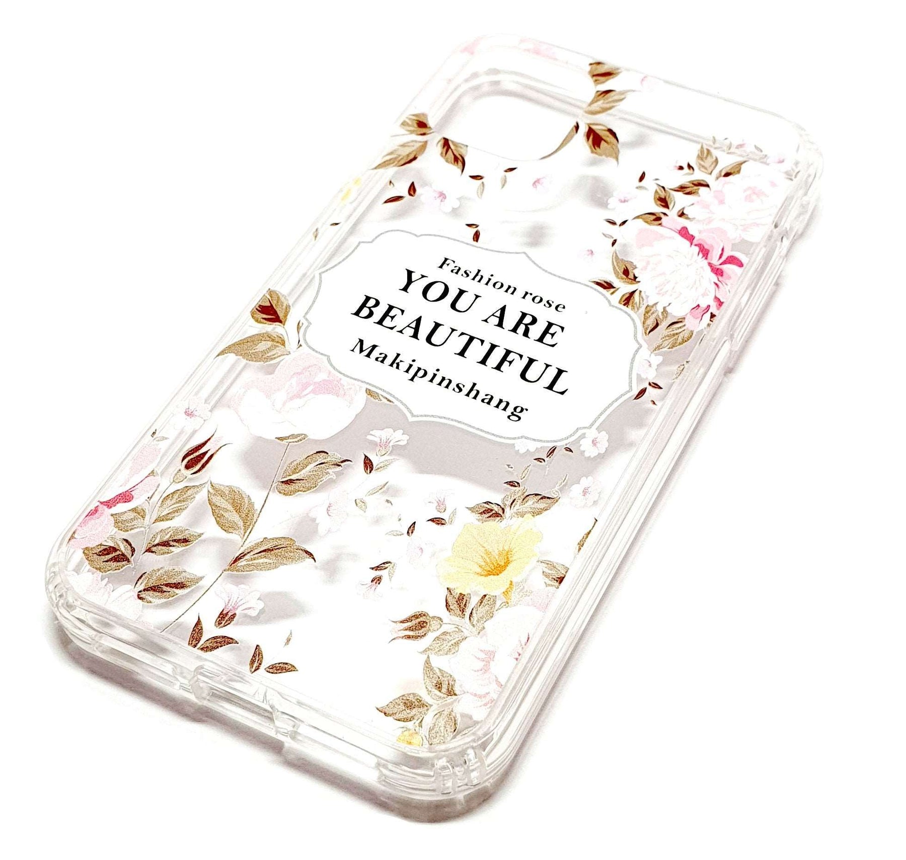 iPhone 11 decorative clear transparent phone case you are beautiful