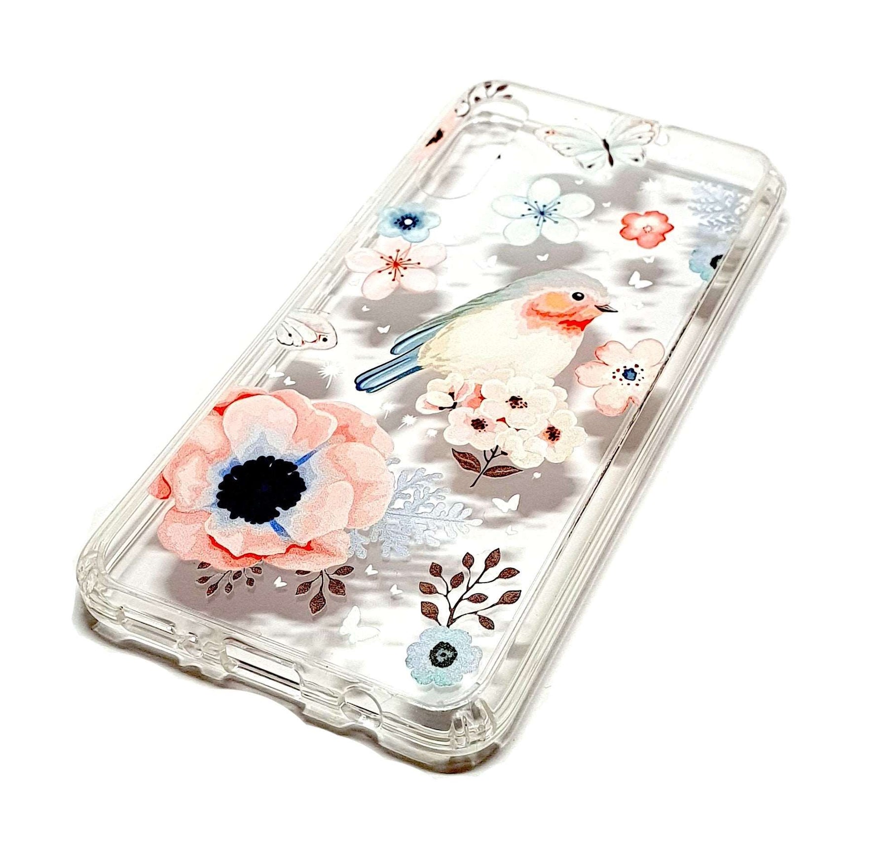 Samsung A30 / A50 decorative clear transparent phone case robin