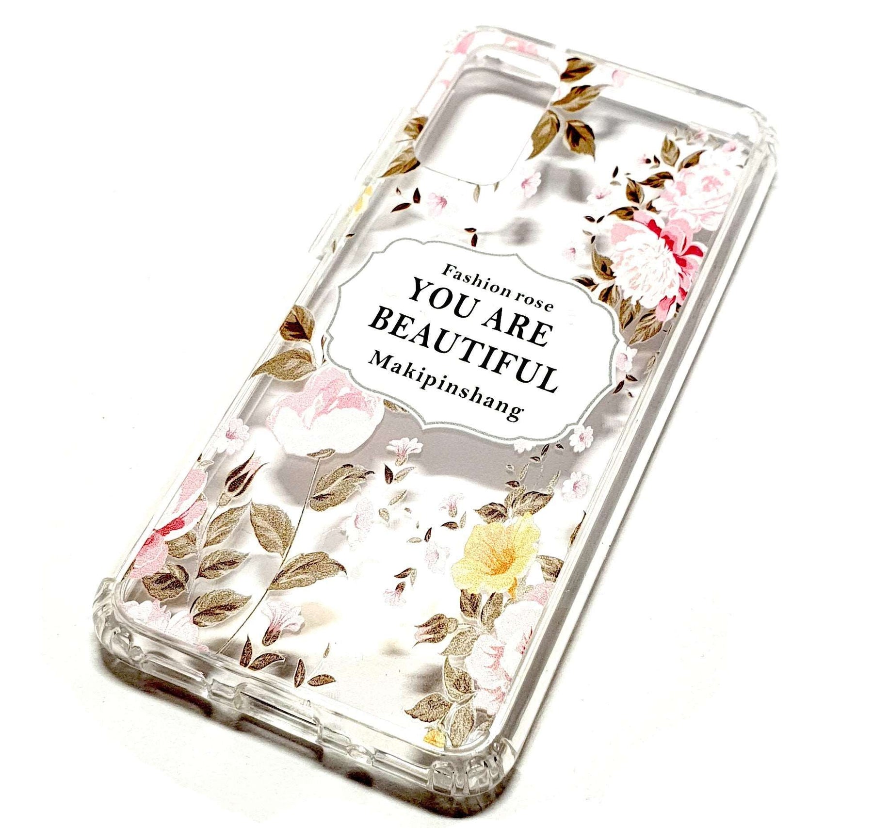 Samsung S20 decorative clear transparent phone case you are beautiful