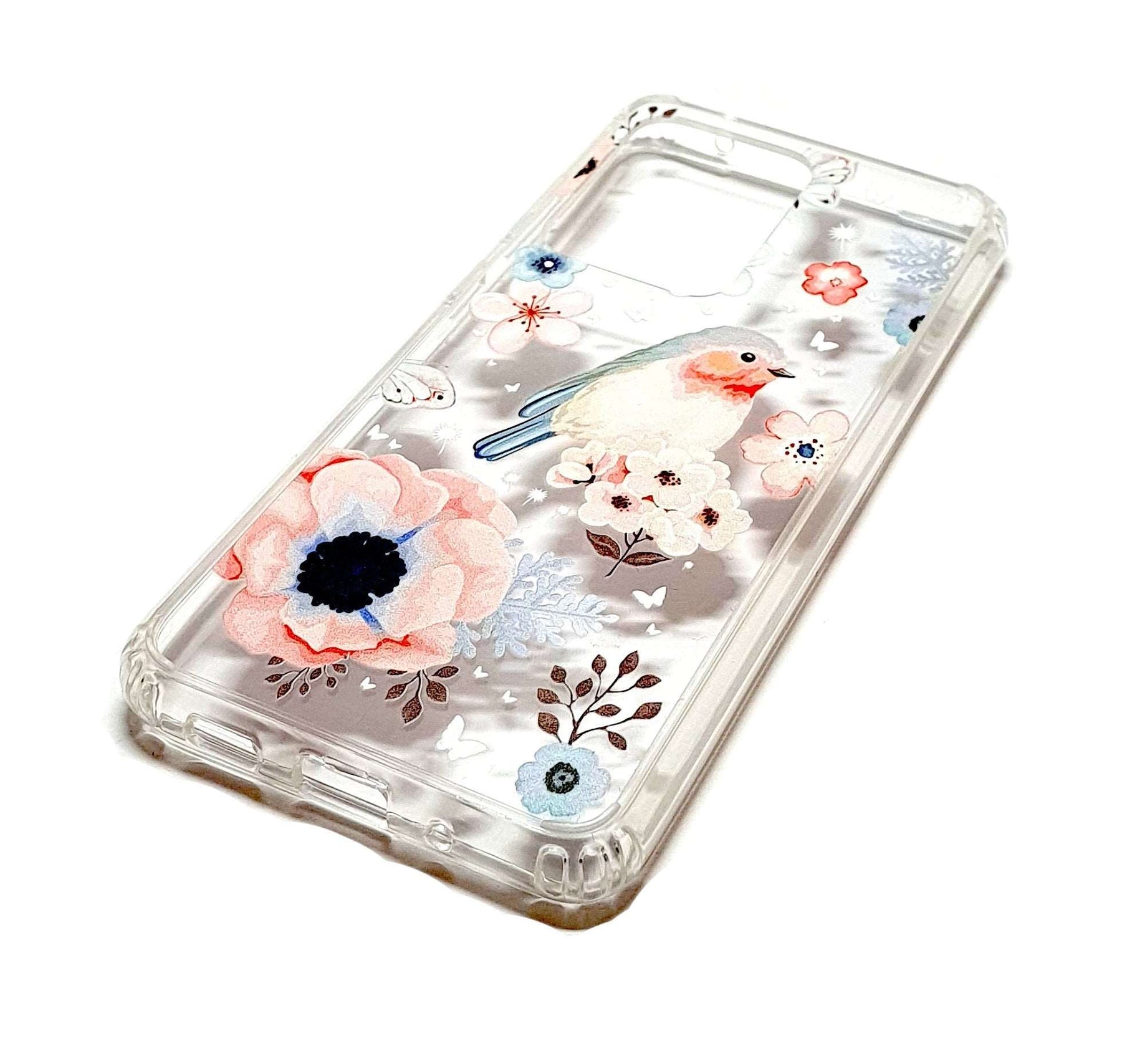 Samsung S20 Ultra decorative clear transparent phone case robin