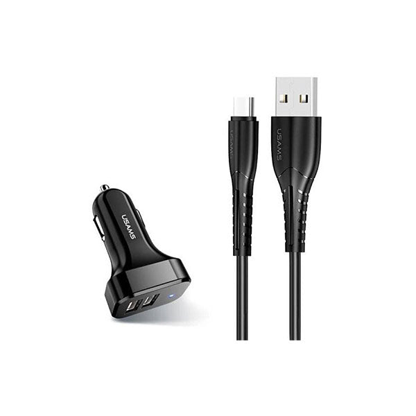 Usams 2.1A Type C Travel Car Charger NT