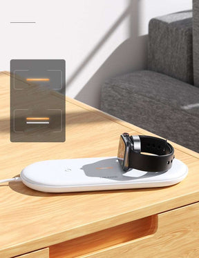 USAMS Wireless Charger For Apple Watch Mobile Phone and Earbuds