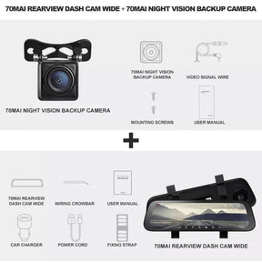 Xiaomi 70mai Night Vision Backup Camera RC05 - Car Camera