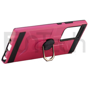 Samsung Note 20 Ultra Ring Armor Case, Color Pink