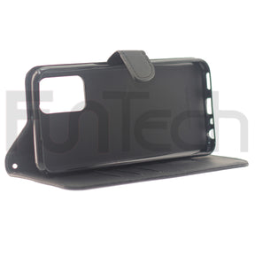 Oppo FindX 3 Light 5G, Leather Wallet Case, Color Black.