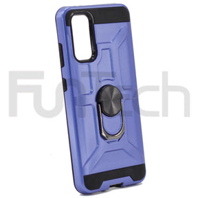 Samsung S20 Ring Armor Case, Color Blue