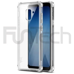 Samsung A8 2018, Solid Invisible Case, Color Clear,