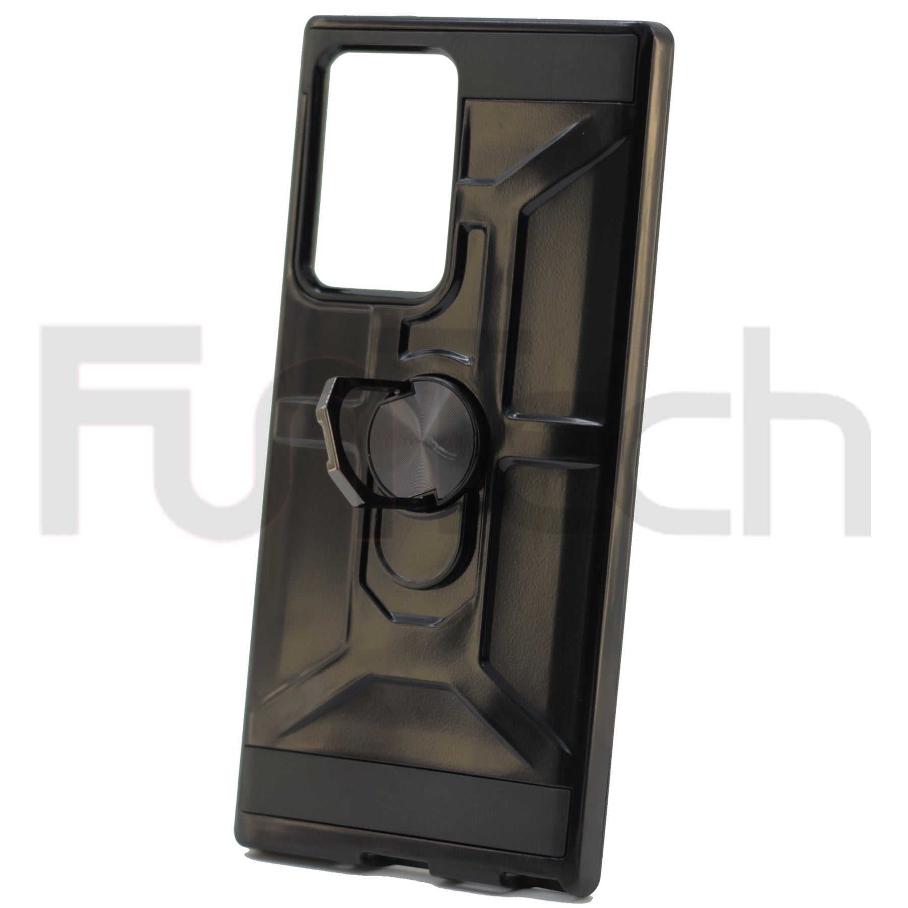 Samsung Note 20 Ultra Ring Armor Case, Color Black