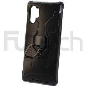 Samsung Note 10 Plus Ring Armor Case, Color Black