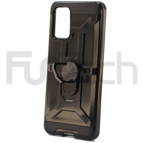 Samsung S20 Plus Armor Ring Case, Color Black