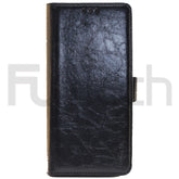 Samsung A9 2018, Leather Wallet Case, Color Black.