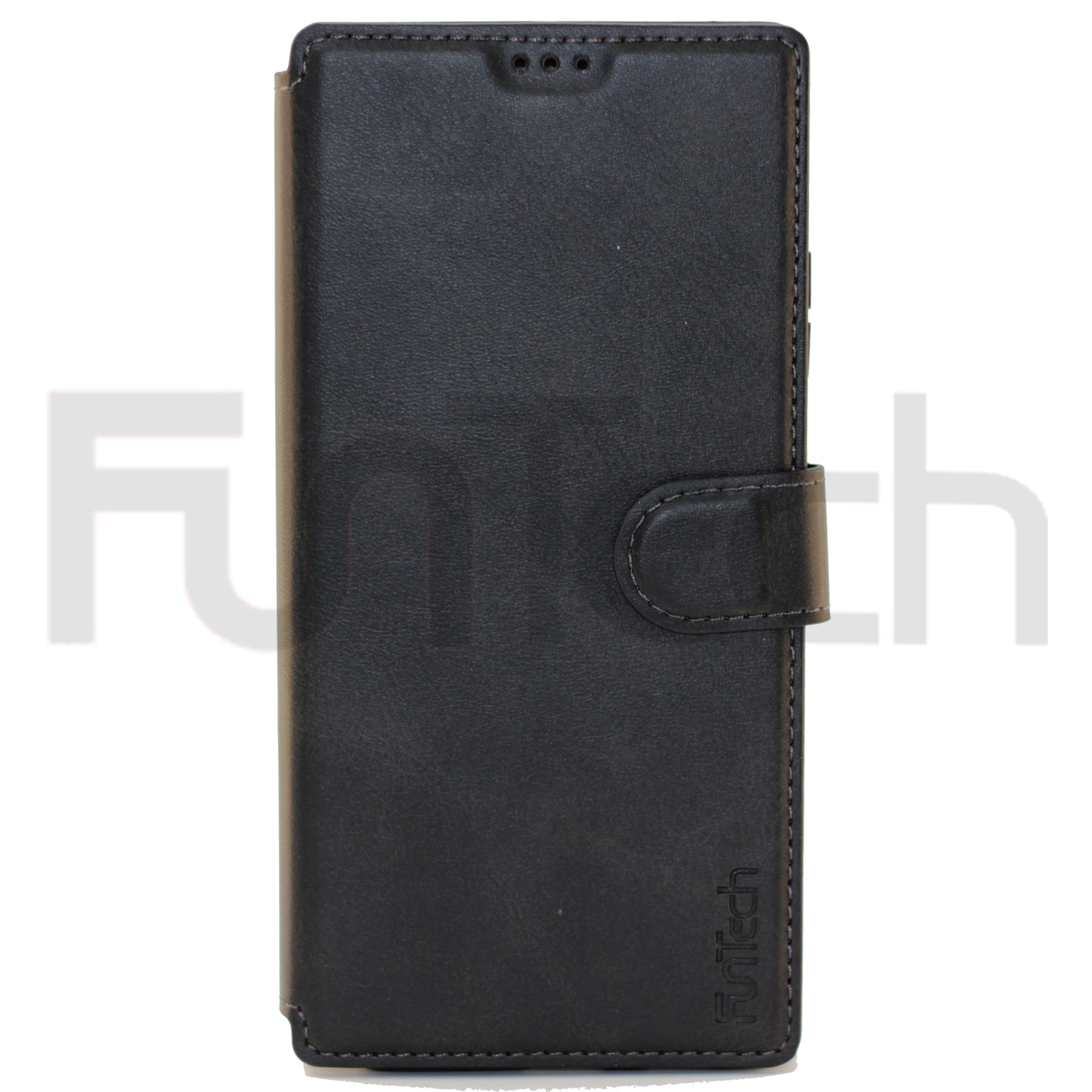 Samsung S21 Ultra, Leather Wallet Case, Color Black