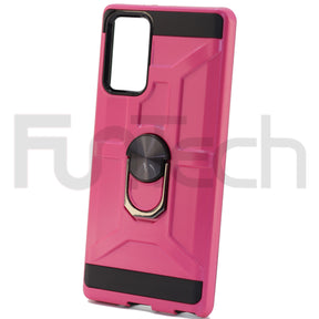 Samsung Note 20 Ring Armor Case, Color Pink