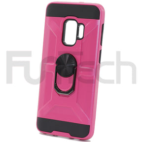 Samsung S9, Ring Armor Case, Color Pink