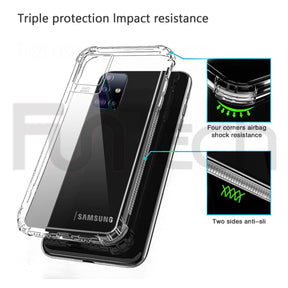 Samsung A51 Anti-Burst-Case Color Clear