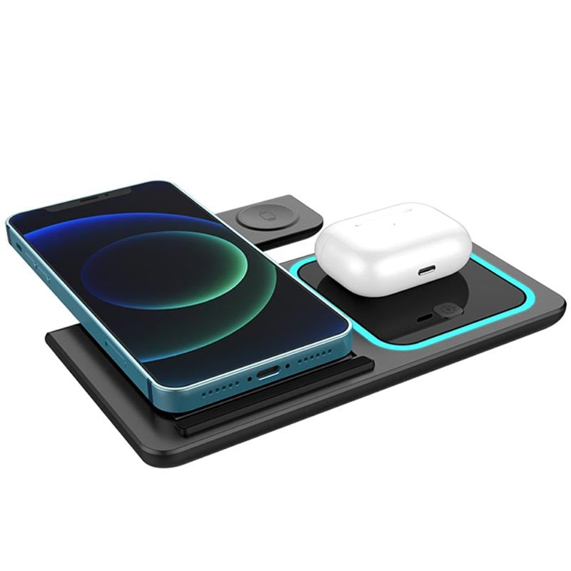 3 In 1 Wireless Foldable Charger 15W Fast Transmission