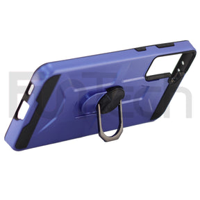 Samsung S21 Plus Ring Armor Case, Color Blue