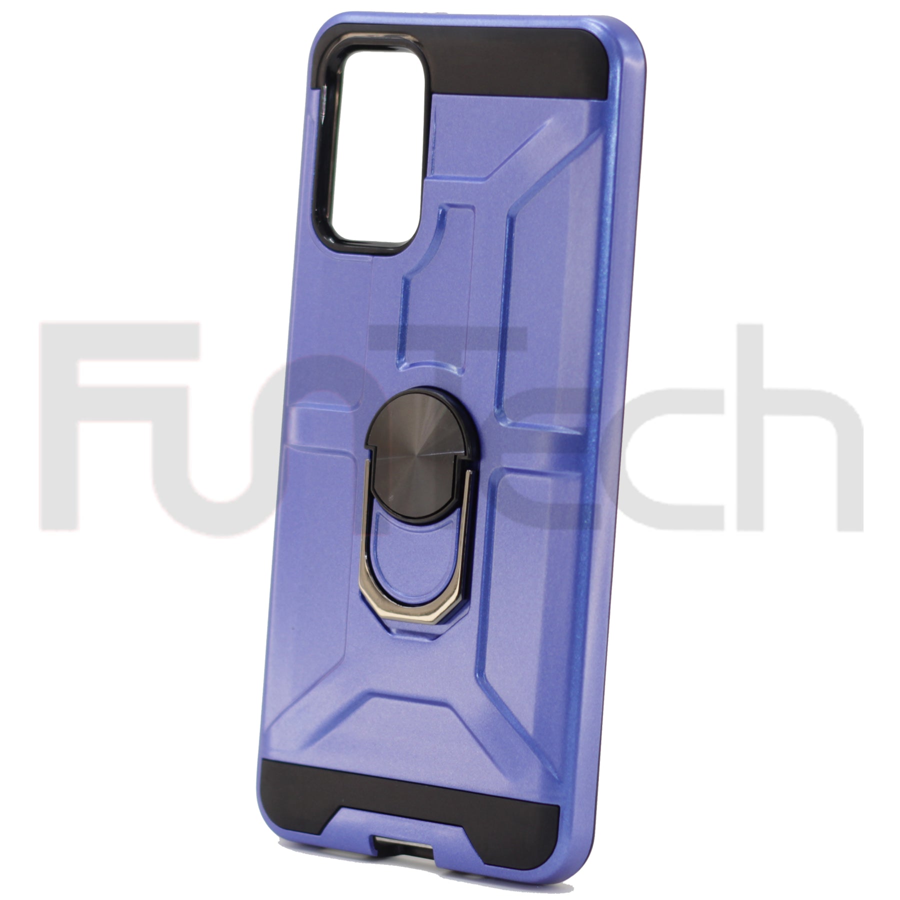 Samsung S20 Plus Armor Ring Case, Color Blue