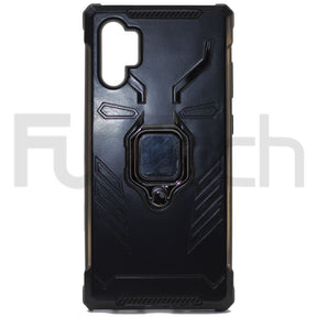 Samsung Note 10 Plus Ring Armor Case, Color Black