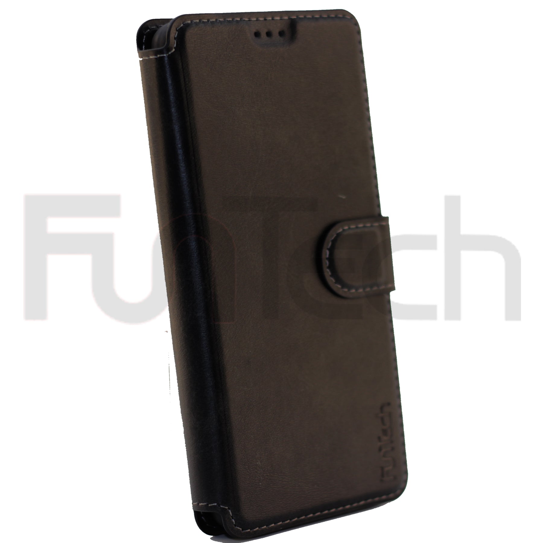 Huawei P40 Pro, Leather Wallet Case, Color Black, 