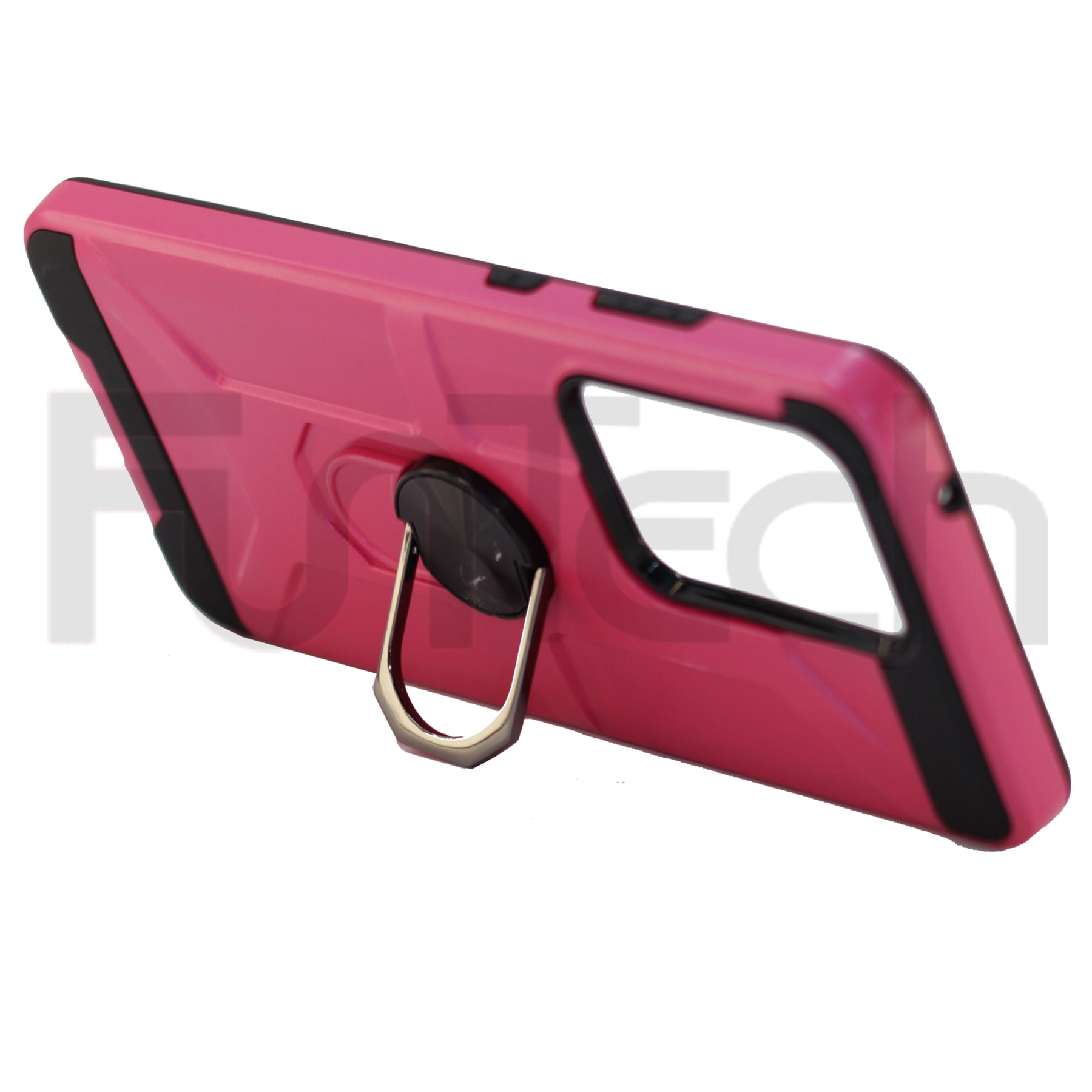 Samsung S20 Ultra Shockproof Ring Armor Case, Color Pink