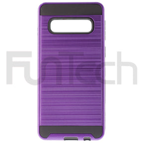 Samsung S10, Slim Armor Back Case, Color Purple.