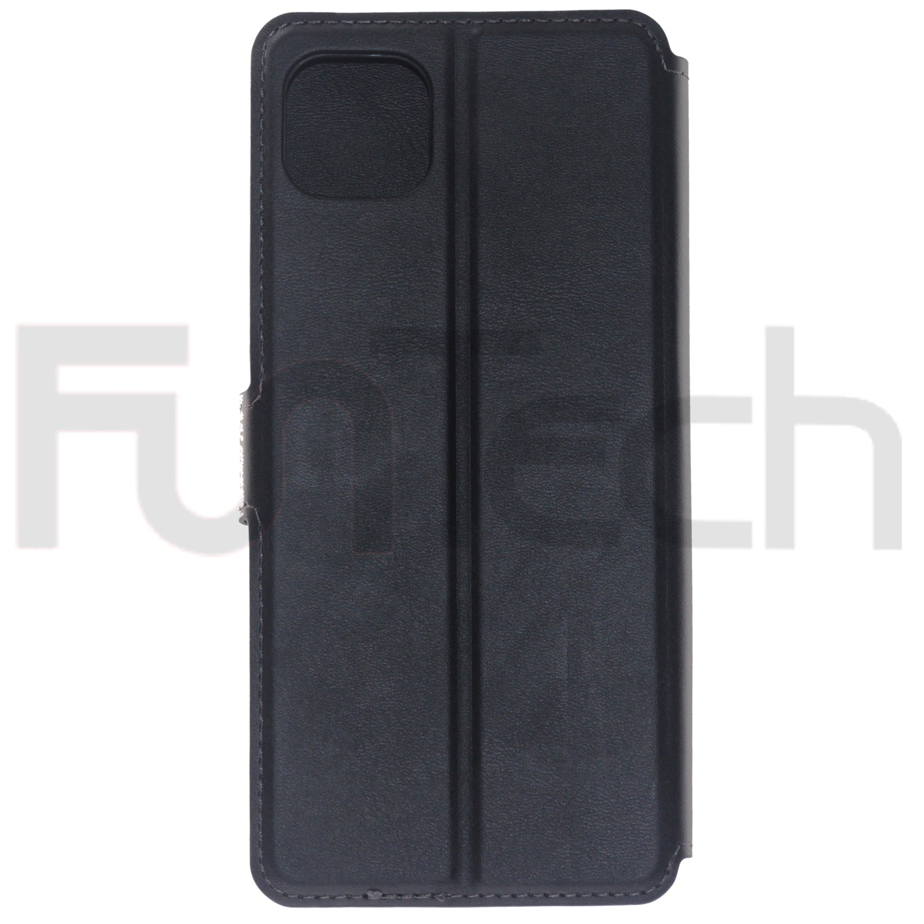 Samsung A22 5G, Leather Wallet Case, Color Black.