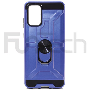 Samsung S20 Plus Armor Ring Case, Color Blue