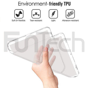 Samsung Tab A 8.0 inch T290/T295 Case, Shockproof Super-Slim Anti-Slip Grip Soft Bumper Crystal Clear Transparent Gel Case TPU