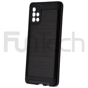Samsung A71, Slim Armor Case, Color Black.