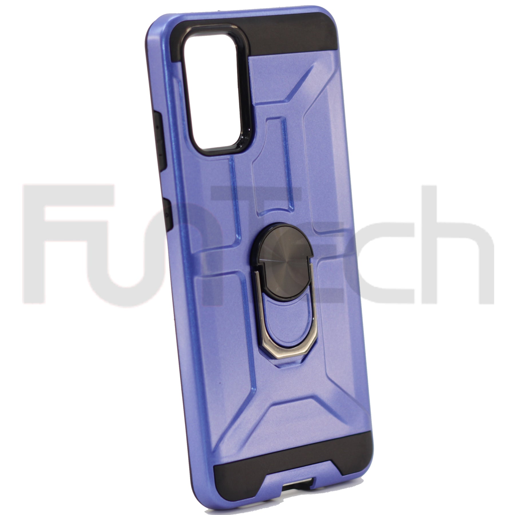 Samsung S20 Plus Armor Ring Case, Color Blue