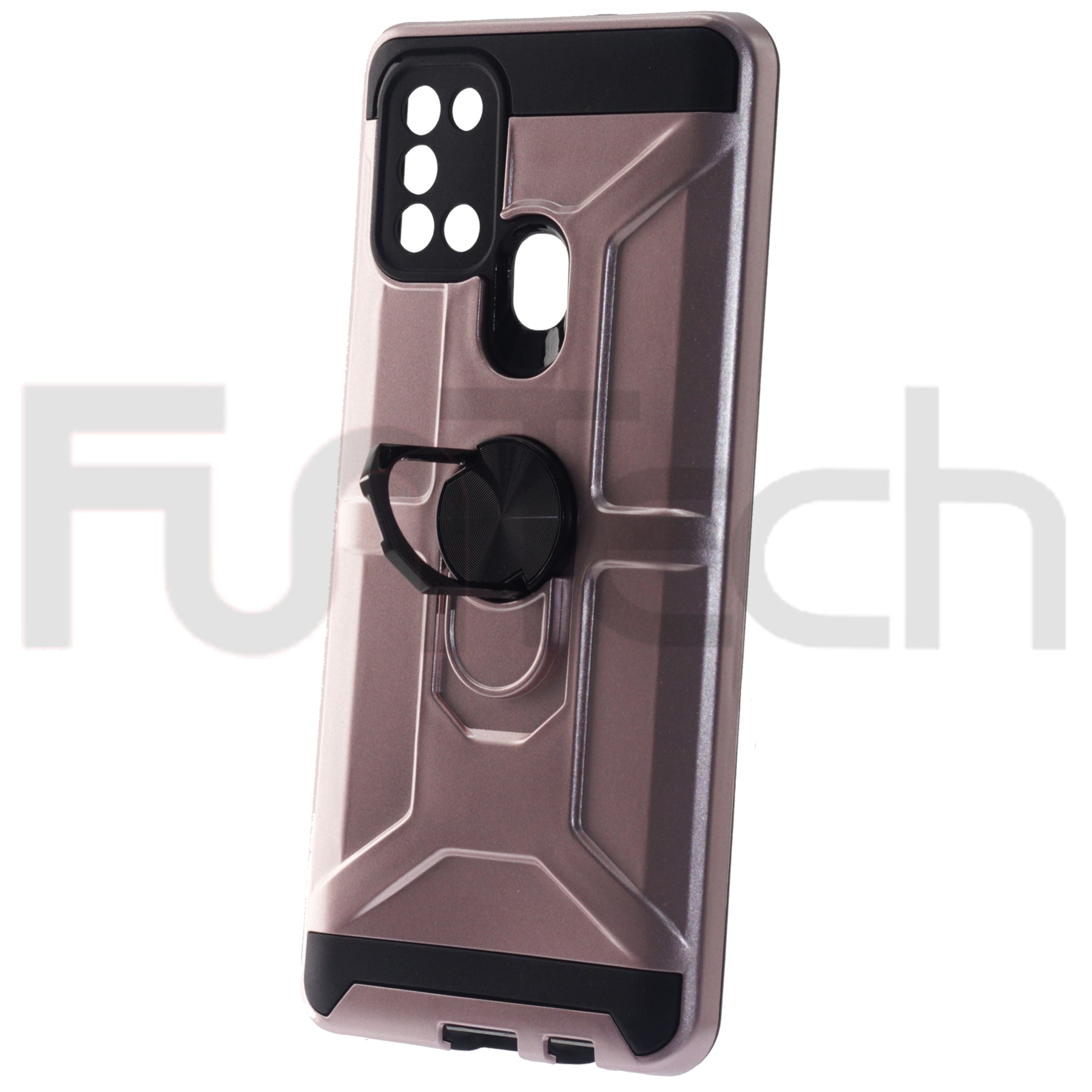 Samsung A21s, Armor Ring Case, Color Rose Gold.