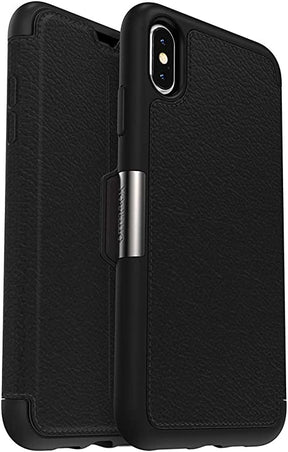 OTTERBOX iPhone XS Max, Strada Series, Protection Case, Black Leather