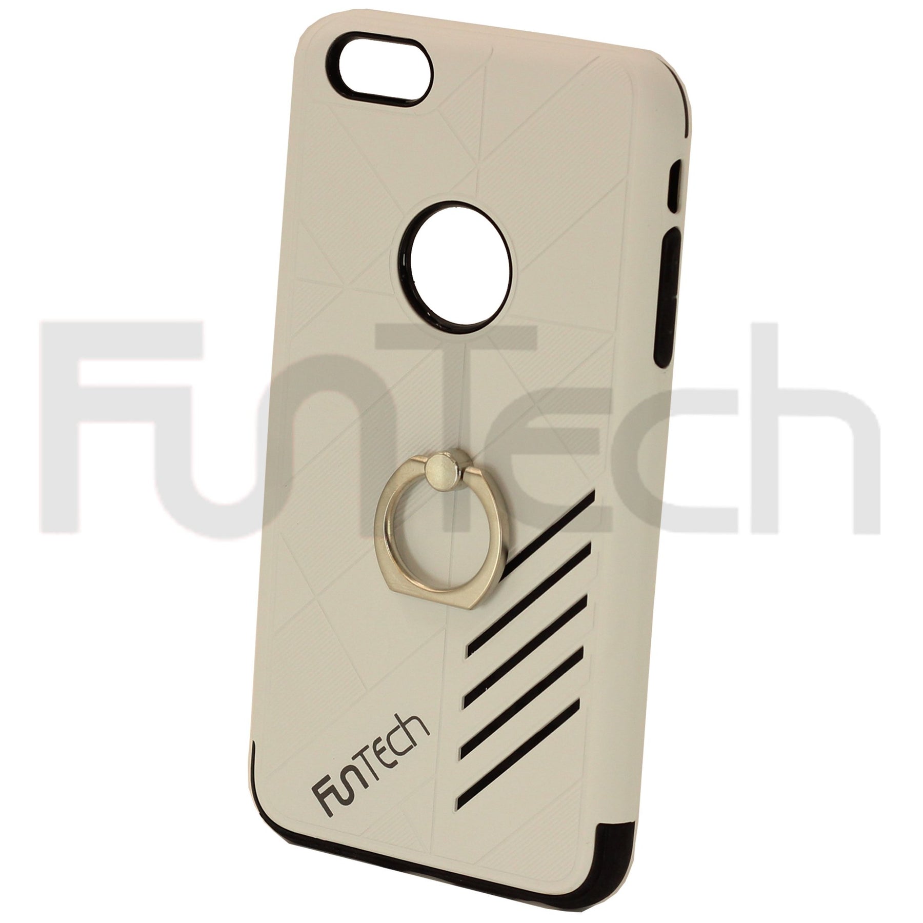 Apple iPhone 6 Plus Ring Armor Case White
