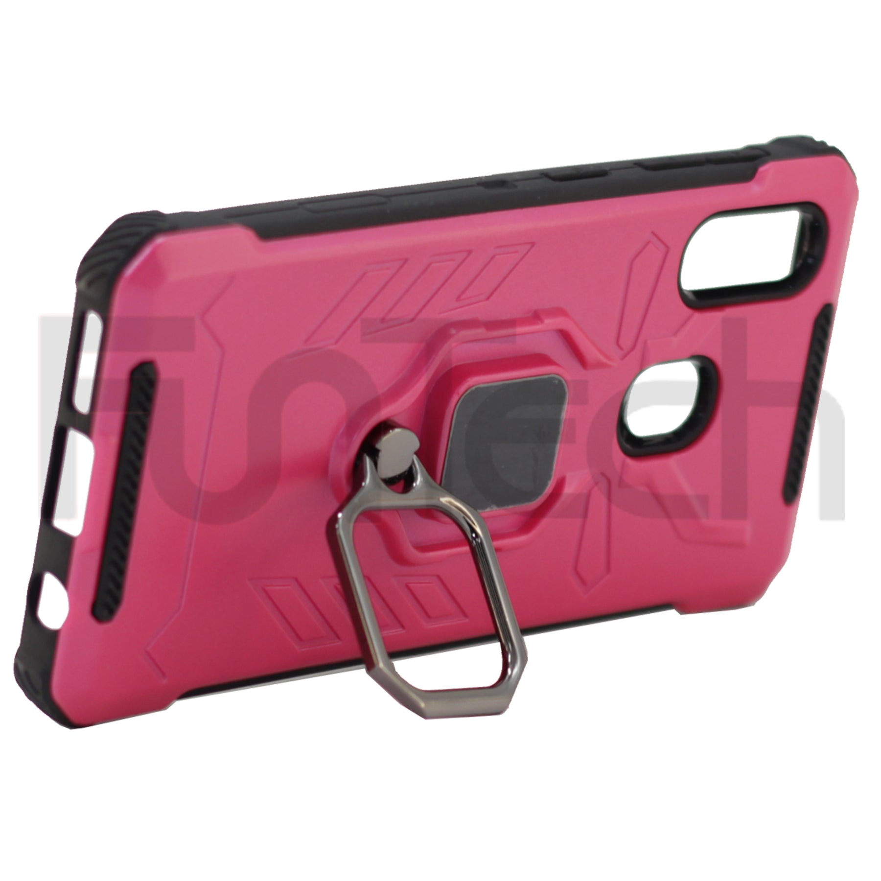 Samsung A20e, Ring Armor Case, Color Pink.