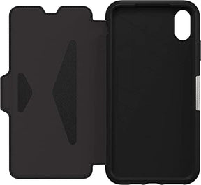 OTTERBOX iPhone XS Max, Strada Series, Protection Case, Black Leather