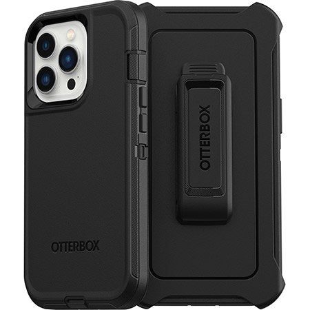 OTTERBOX iPhone 13 Pro, Defender Series Case, Black
