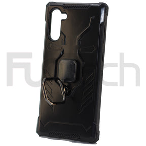 Samsung Note 10 Ring Armor Case, Color Black