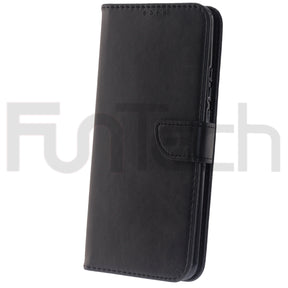 Xiaomi, M11 Lite, Leather Wallet Case, Color Black.