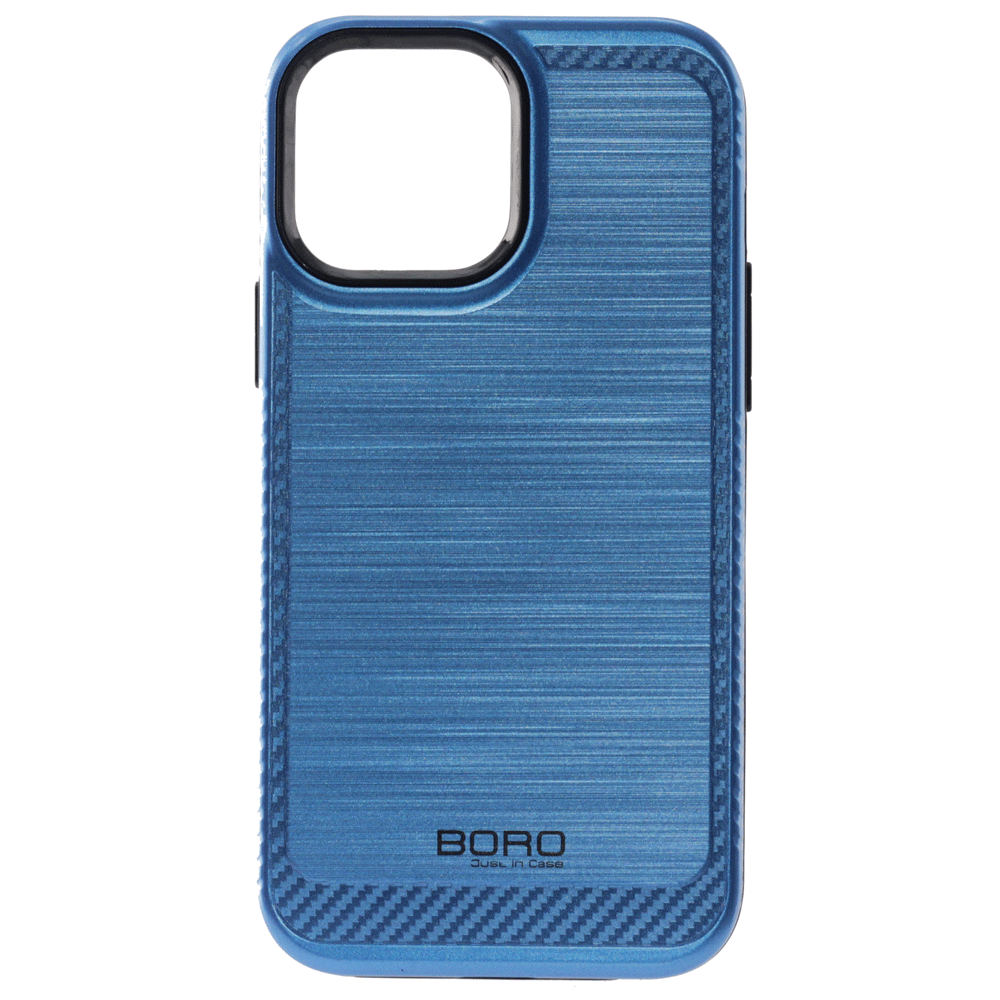 Apple iPhone 13 Pro Max, (BORO)  Back Armor Case, Color Blue